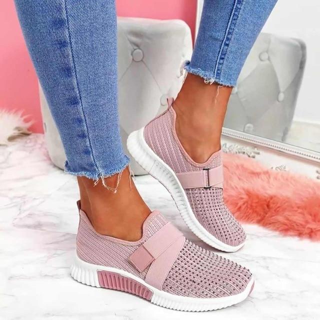 Baskets à scratch pour femme avec soutien