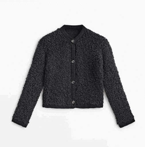 Veste Teddy Confortable pour Femme – Texture Douce, Coupe Décontractée Automne & Hiver