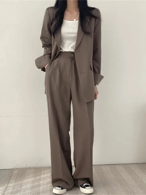 Tailleur Femme Deux Pièces | Tailleur Pantalon Femme | Ensemble Femme Deux Pièces