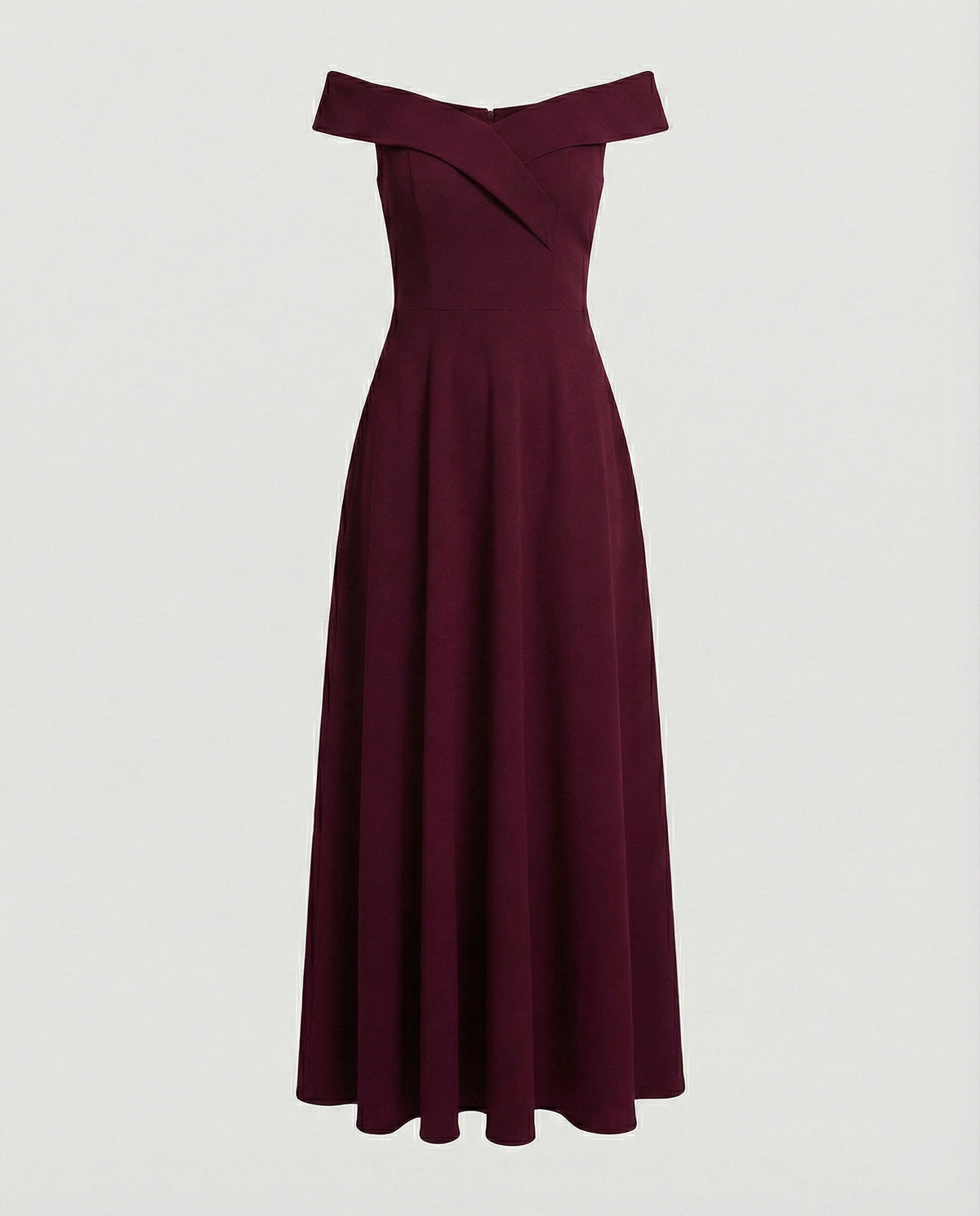 Robe maxi femme bustier epaule denudee - Elegante et ajustee