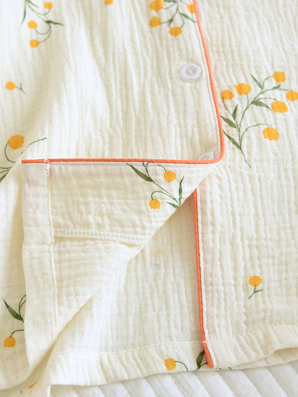Femmes Pyjama Élégant en Coton
