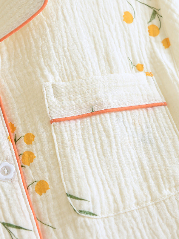 Femmes Pyjama Élégant en Coton