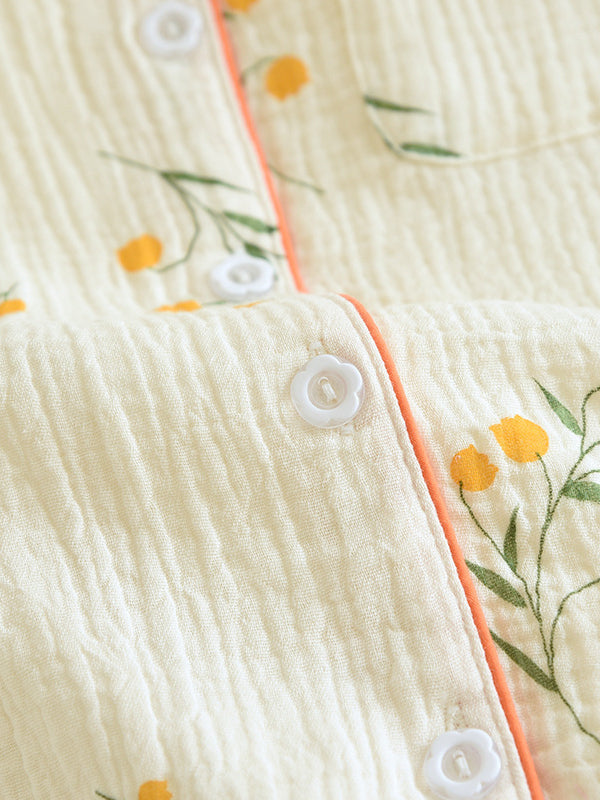 Femmes Pyjama Élégant en Coton