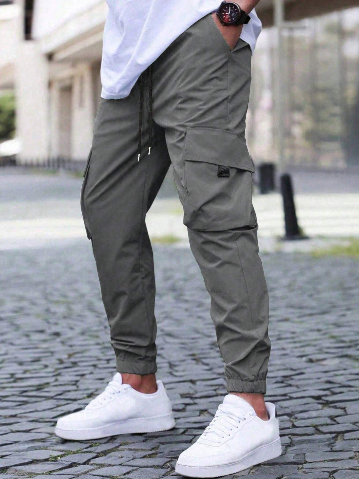Pantalon Jogger Cargo Coupe Slim Moderne pour Homme – Pantalon Utilitaire Durable