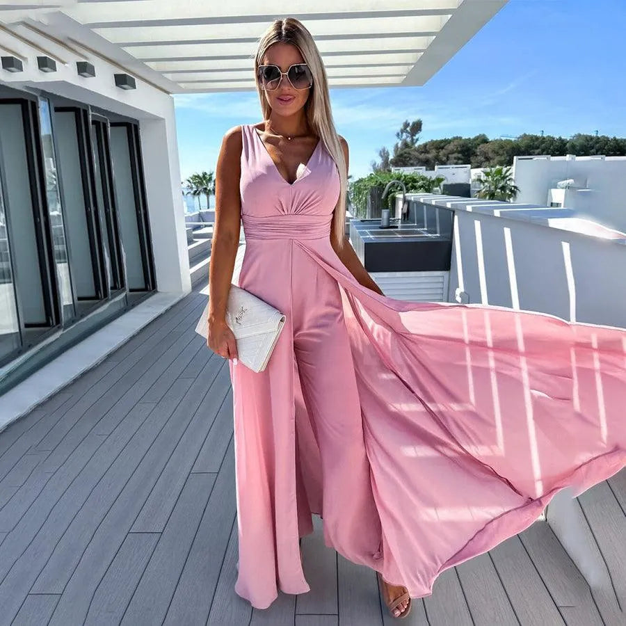 Combinaison en Jean Tendance et Confortable pour Femme avec Taille Cintrée