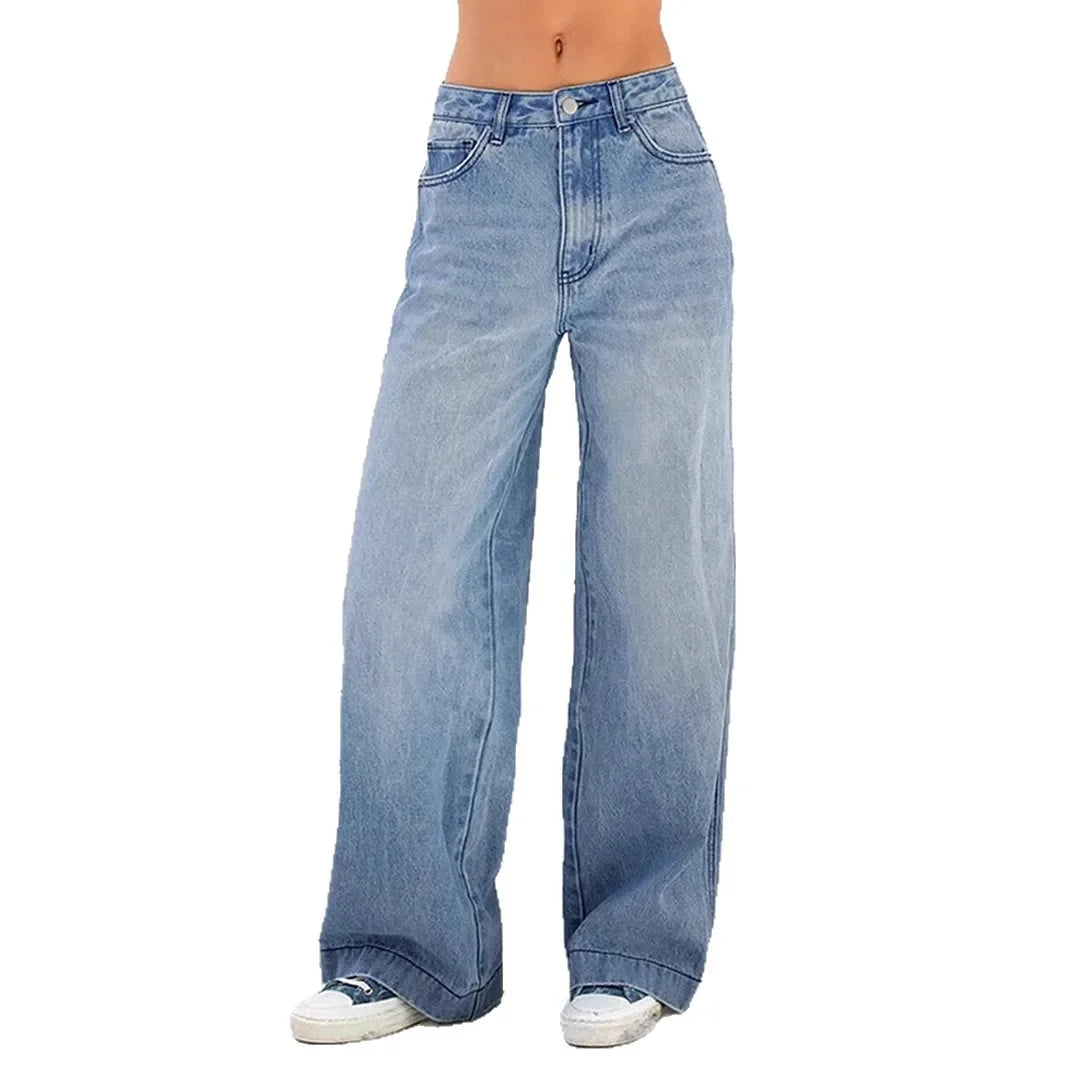 Jean baggy femme | Taille haute