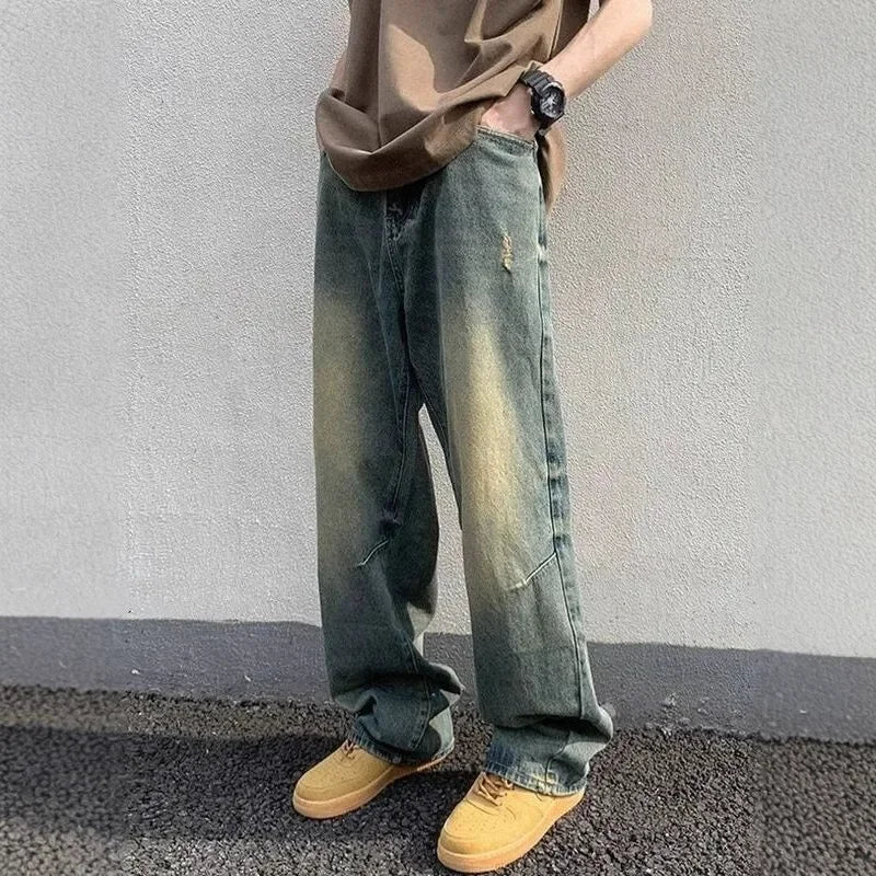 Jeans baggy longs pour hommes | Style vestimentaire de rue