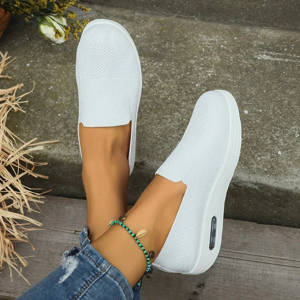 Chaussures de marche à enfiler pour femmes soutien au quotidien