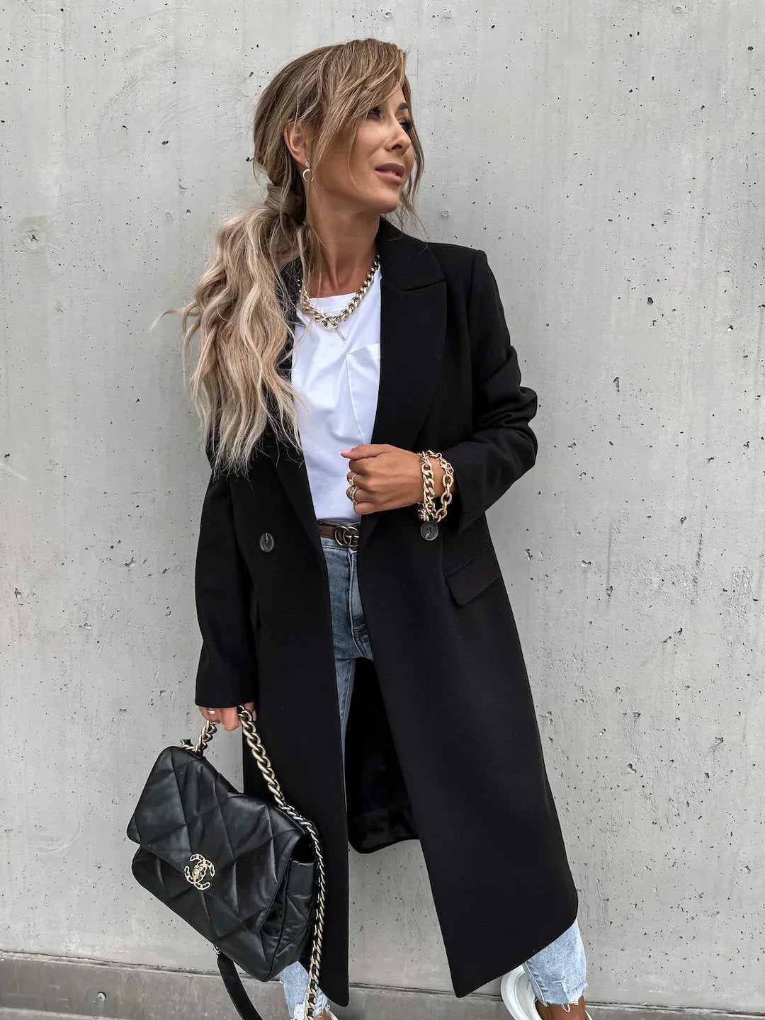 Manteau Chaud Élégant pour Femme