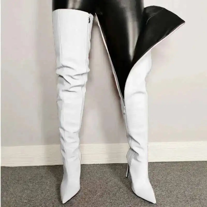 Cuissardes femme à talons hauts