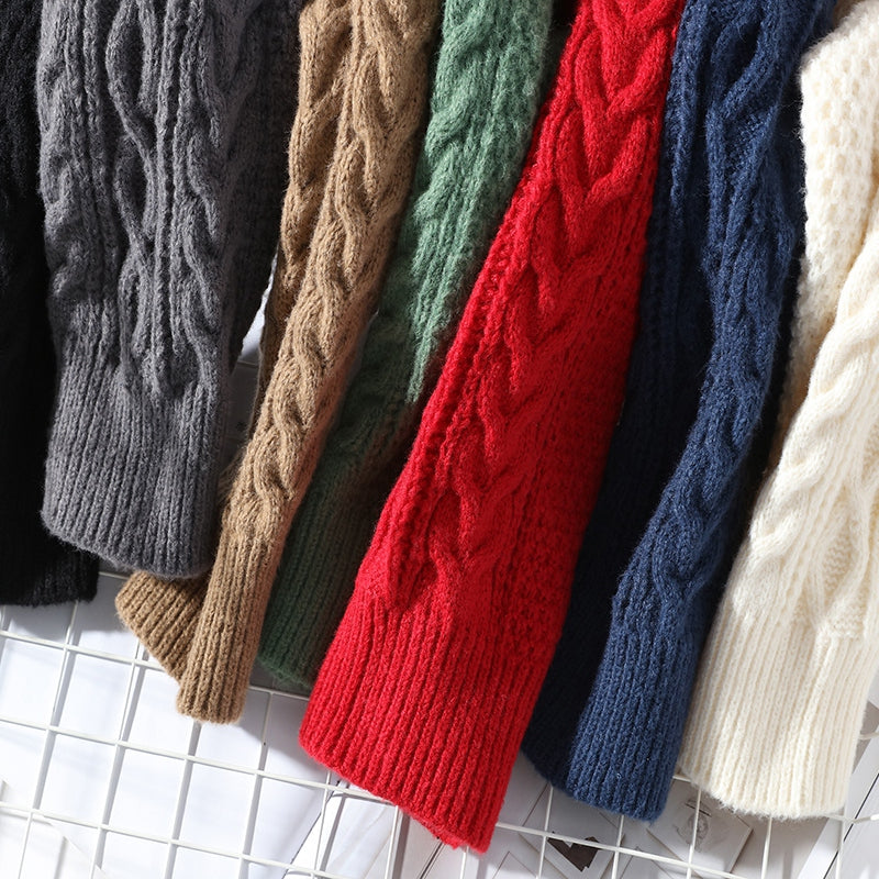 Pull Tricot Vintage Homme – Chandail Rétro Chaud Et Élégant