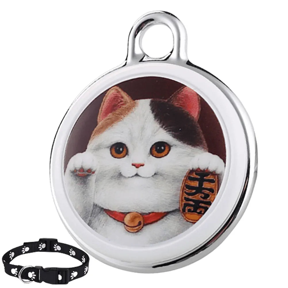 Mini Traceur GPS Étanche pour Chats Chiens – Suivi Intelligent Longue Distance Collier Compatible iOS Android