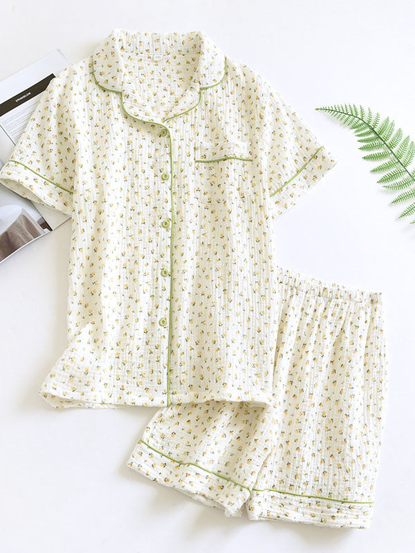 Femmes Pyjama Élégant en Coton