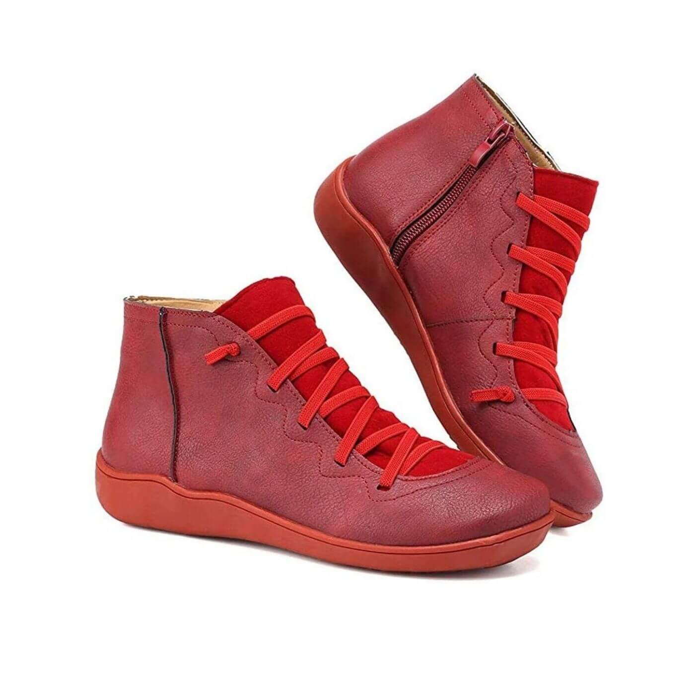 Bottes cheville confort élégantes pour femme