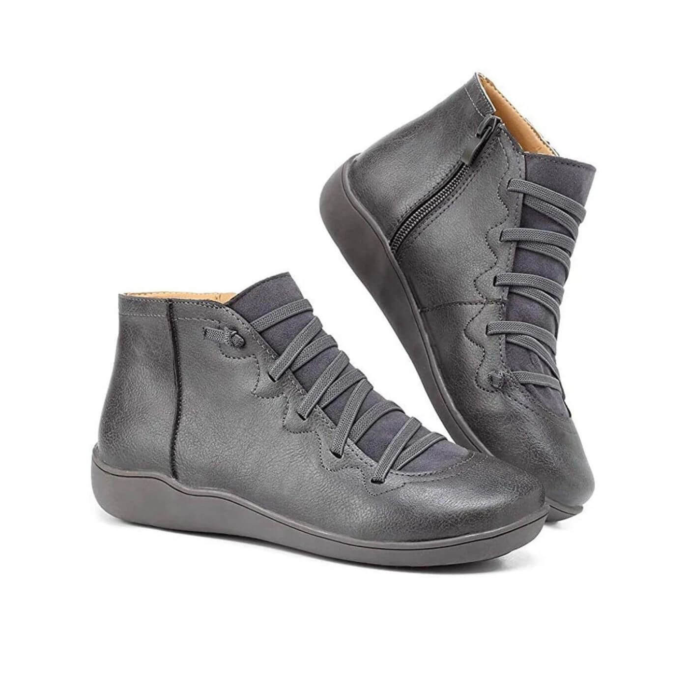 Bottes cheville confort élégantes pour femme