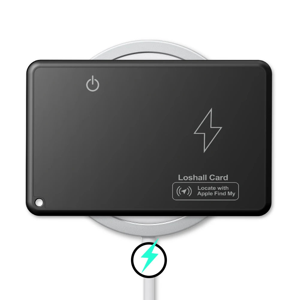 Carte Traceur de Portefeuille à Chargement Sans Fil – Localisateur GPS pour iPhone Apple
