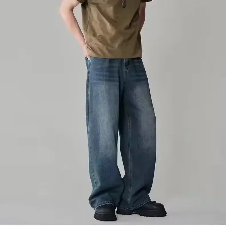 Jeans baggy rétro pour hommes | Décontracté