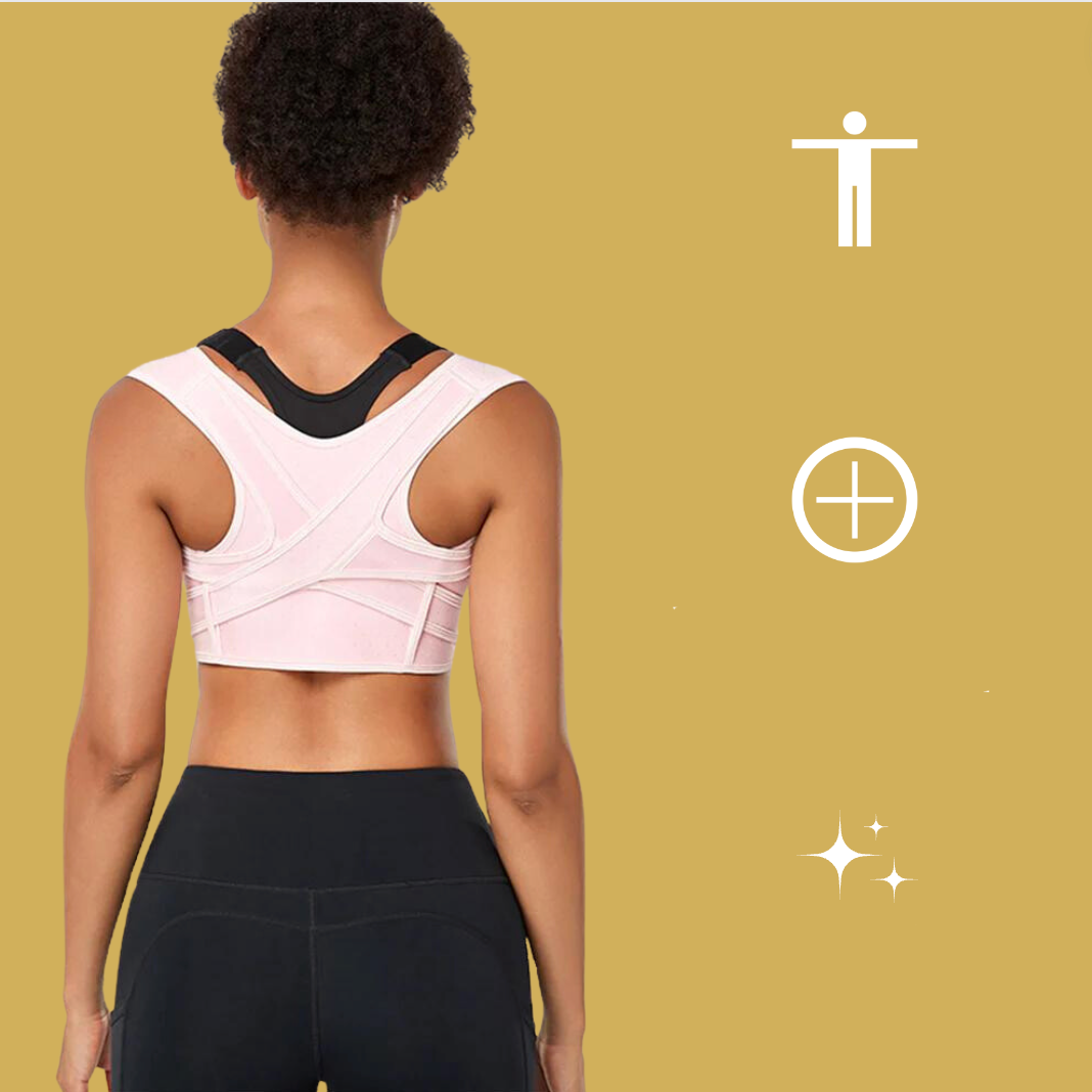 Redresse-dos correcteur de posture – Confortable et discret sous les vêtements