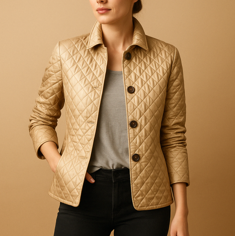 Femmes élégante stylée mélange de soie coton Veste – Léger, Respirant
