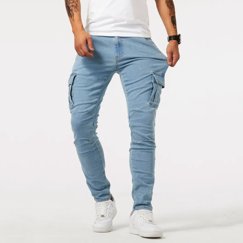 Pantalon Cargo Ajusté pour Homme – Pantalon Élégant et Stylé au Quotidien