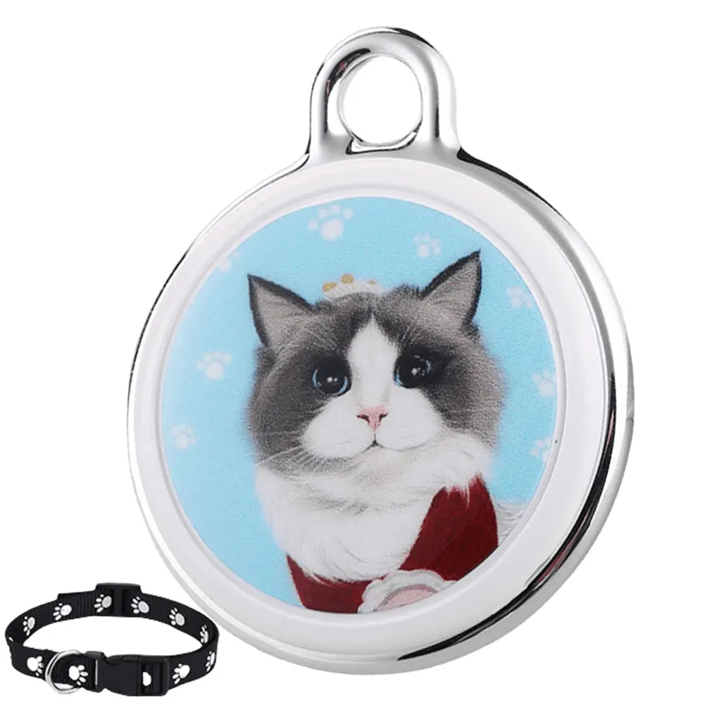 Mini Traceur GPS Étanche pour Chats Chiens – Suivi Intelligent Longue Distance Collier Compatible iOS Android