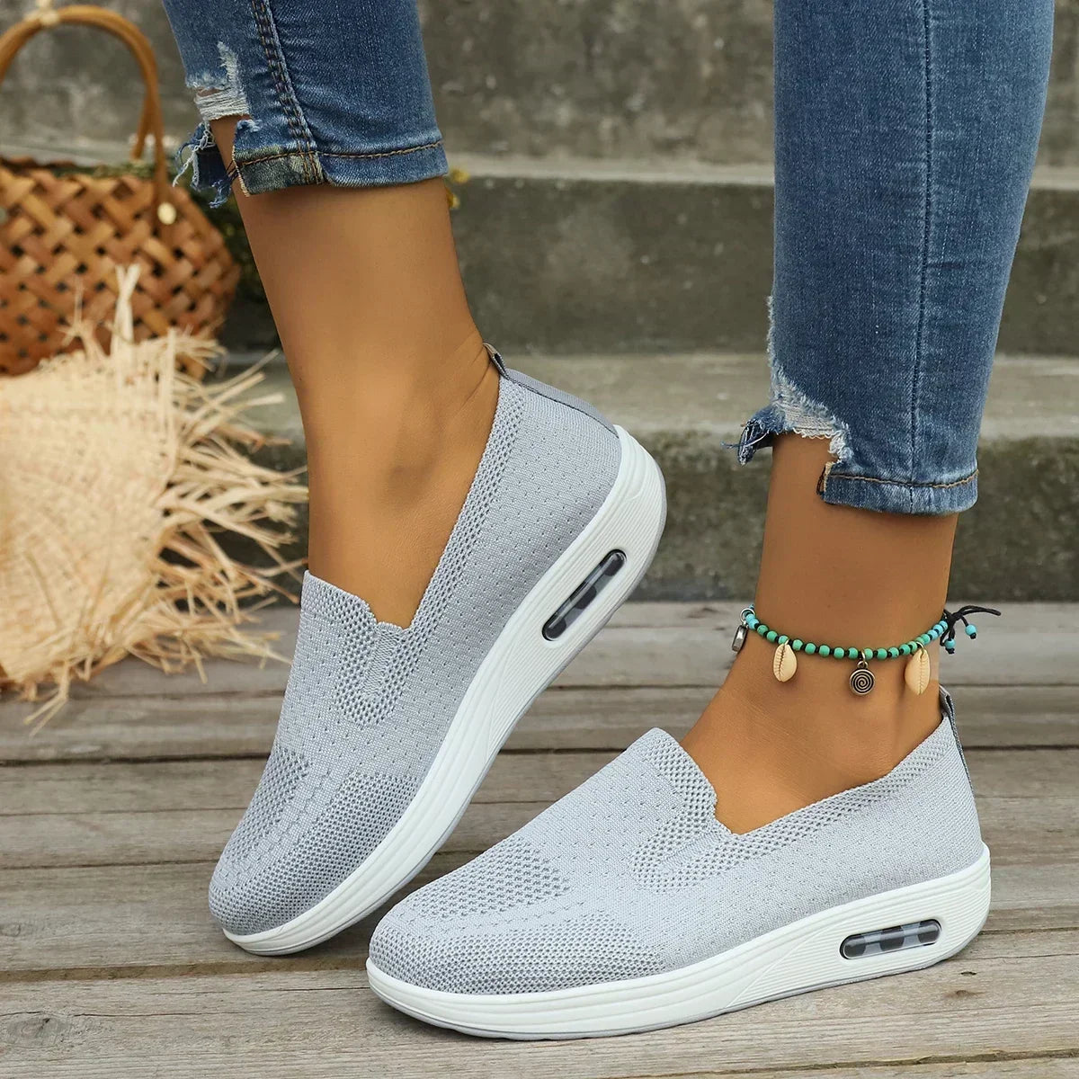 Chaussures de marche à enfiler pour femmes soutien au quotidien