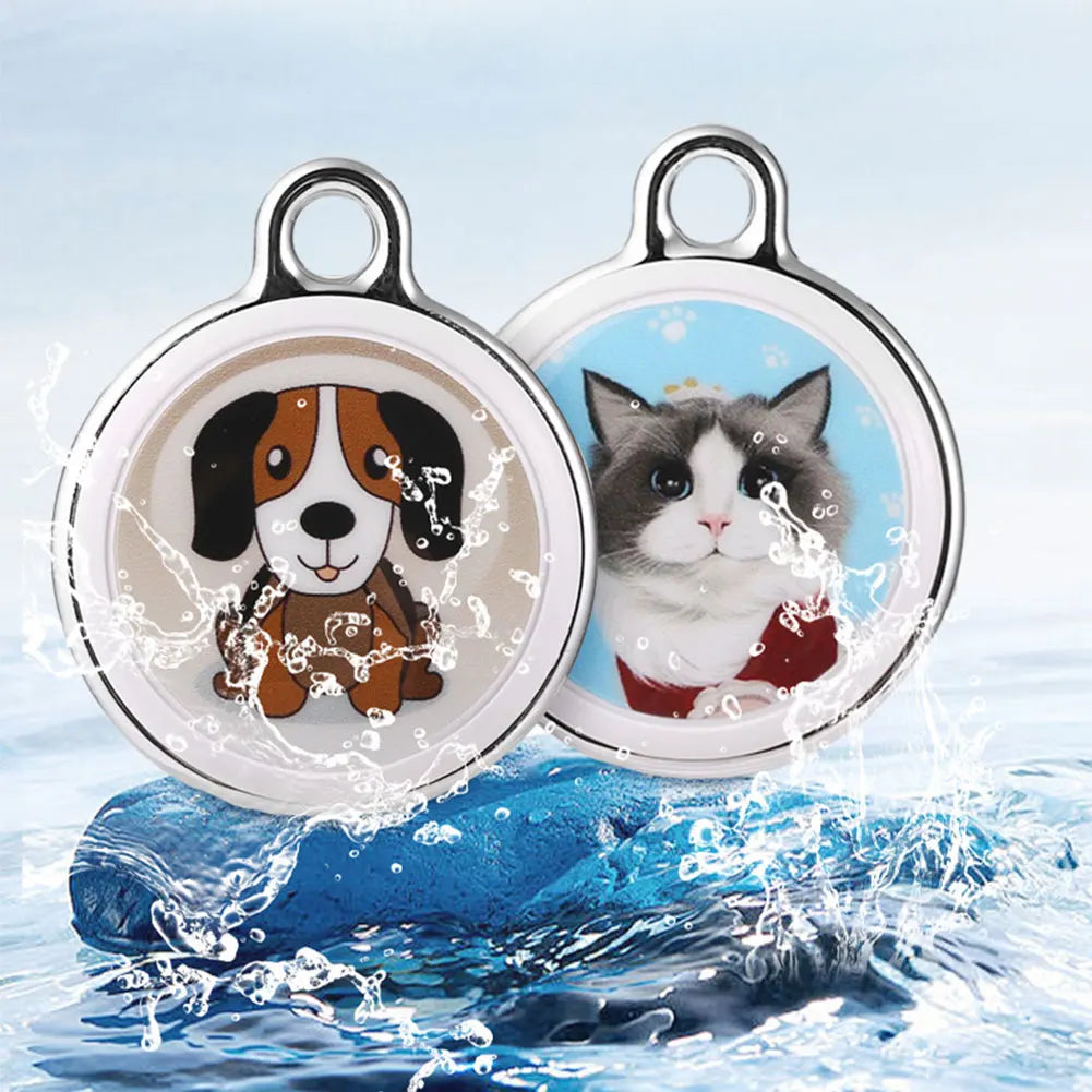 Mini Traceur GPS Étanche pour Chats Chiens – Suivi Intelligent Longue Distance Collier Compatible iOS Android