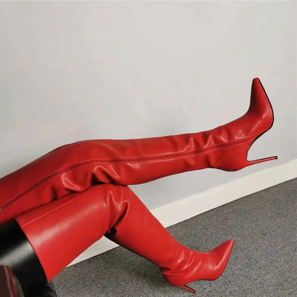 Cuissardes femme à talons hauts