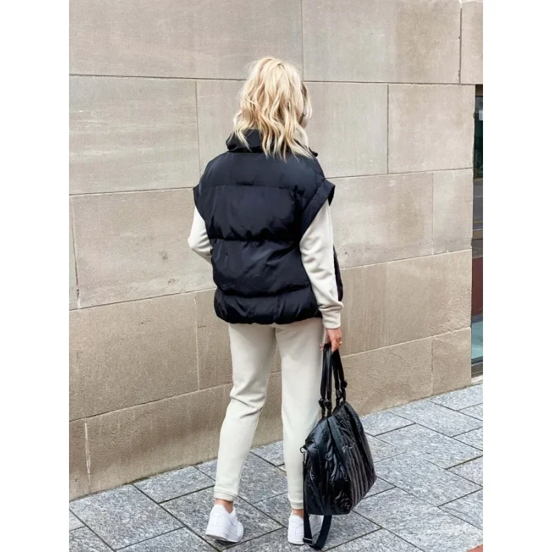 Chaleco acolchado oversize de mujer - Cálido y moderno