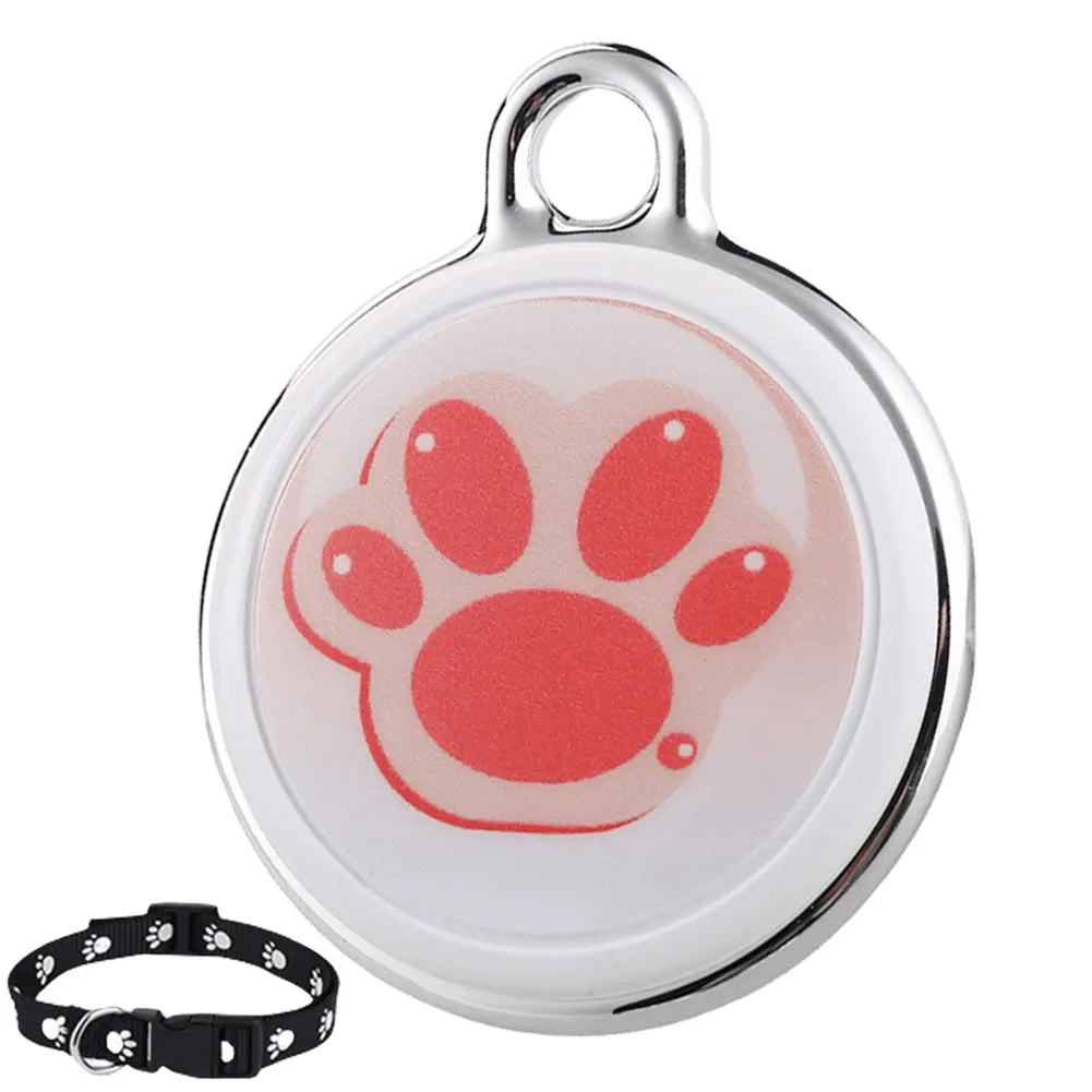 Mini Traceur GPS Étanche pour Chats Chiens – Suivi Intelligent Longue Distance Collier Compatible iOS Android