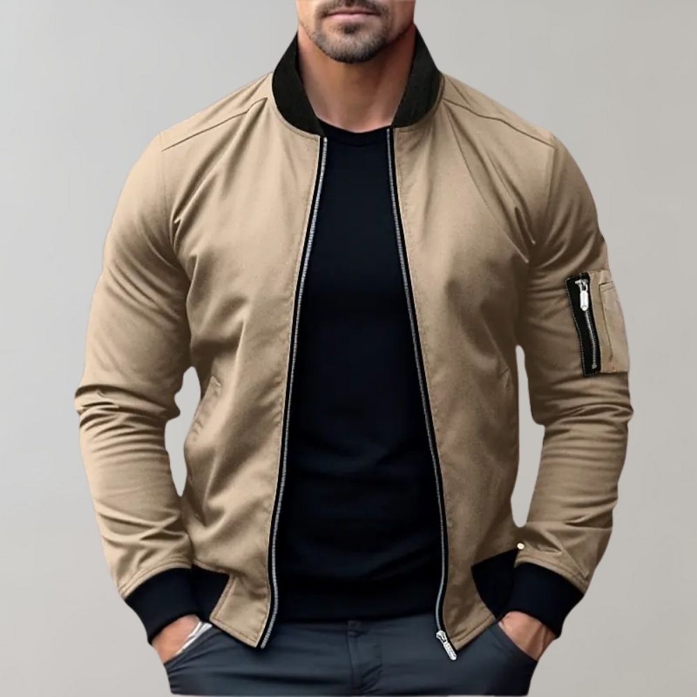 Blouson aviateur toutes saisons pour homme - Léger, respirant et élégant au quotidien