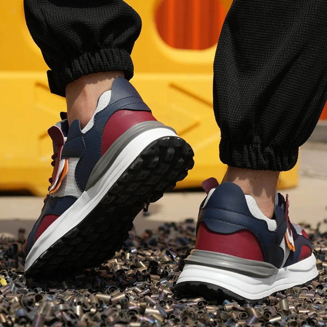 Chaussures de sécurité anti-perforation pour homme – Embout en acier, légères, antidérapantes, baskets de travail durables