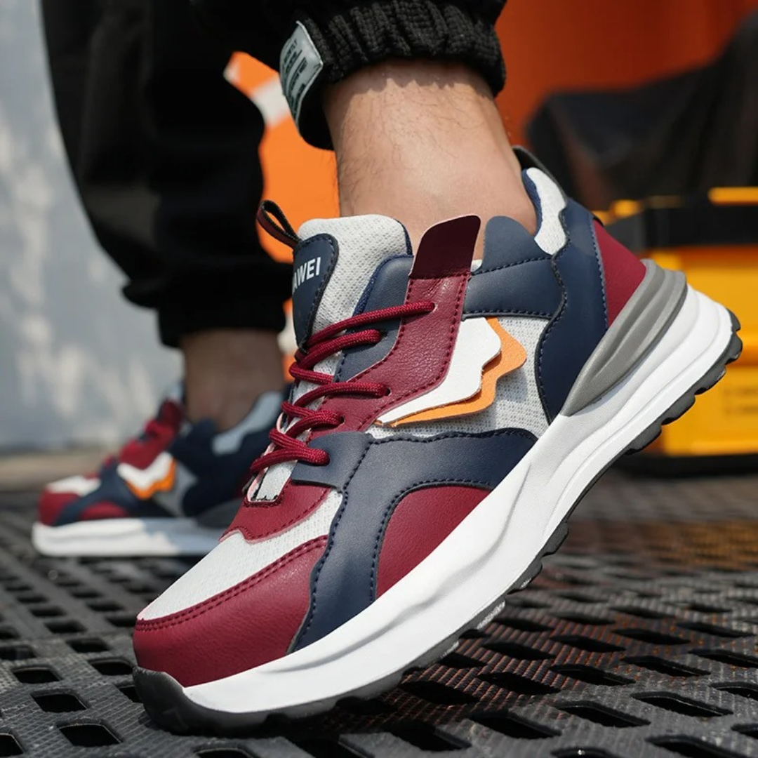 Chaussures de sécurité anti-perforation pour homme – Embout en acier, légères, antidérapantes, baskets de travail durables