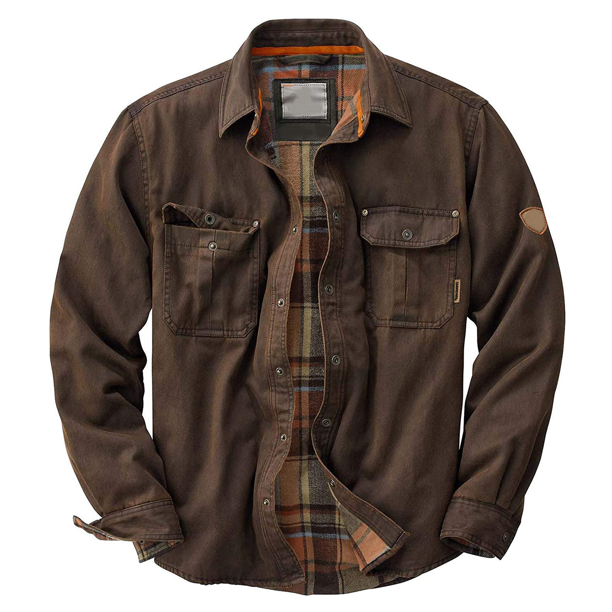 Men's Truck Driver Jacket in Waxed Fabric – Water and Wind Resistant