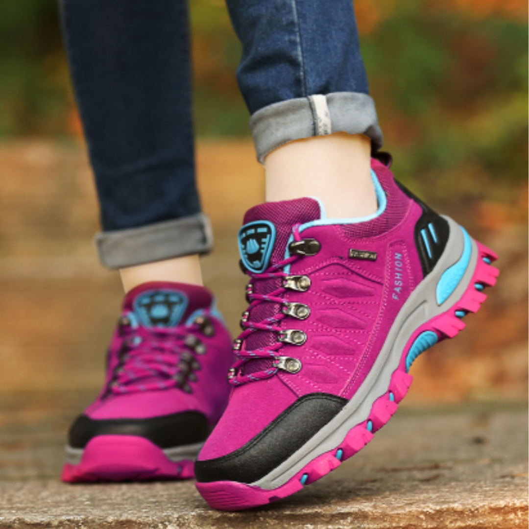 Chaussures à lacets toutes saisons avec semelle épaisse pour femme
