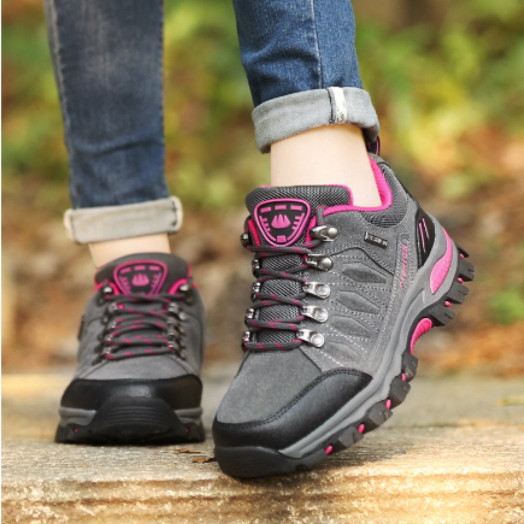 Chaussures à lacets toutes saisons avec semelle épaisse pour femme