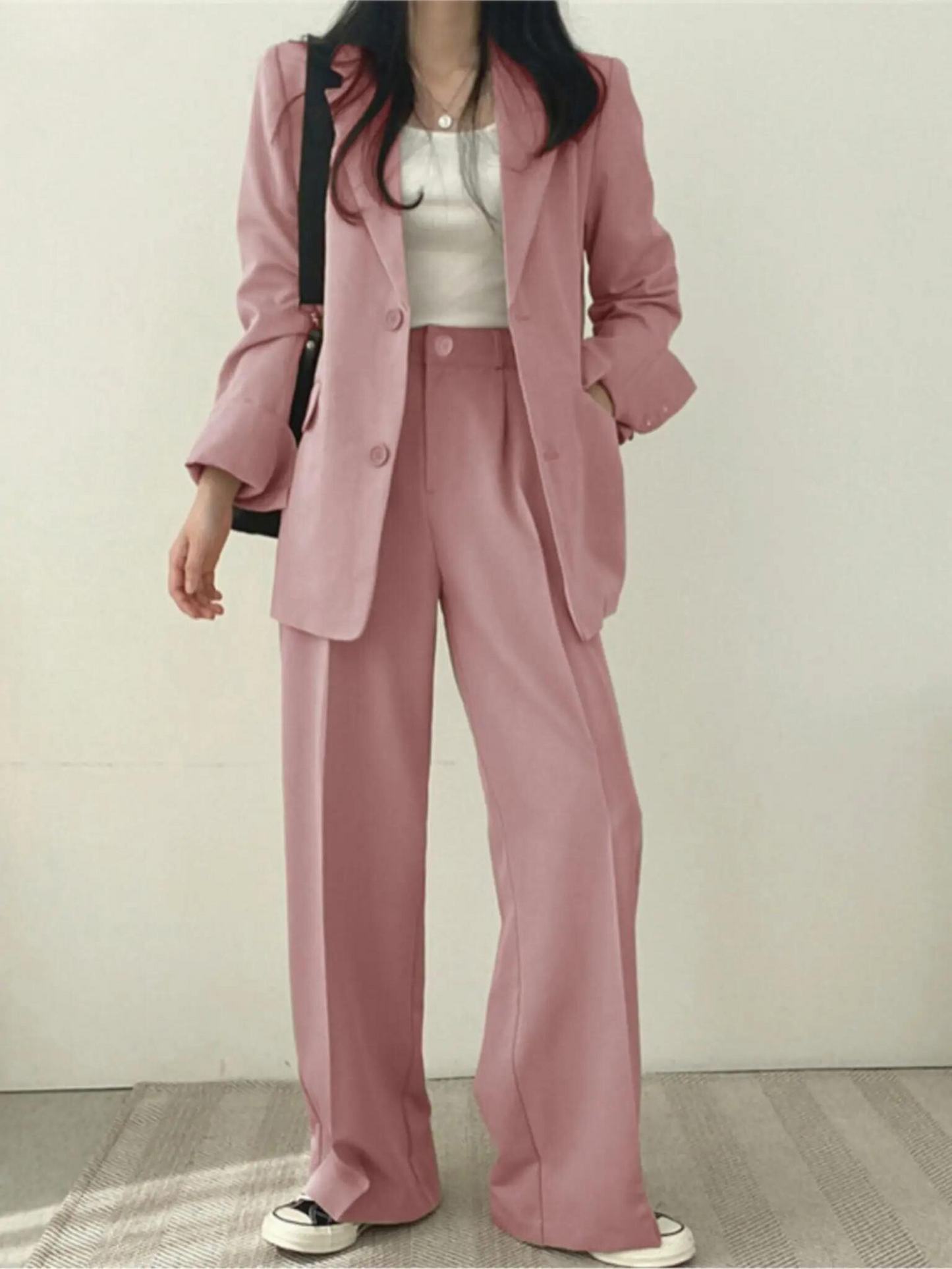 Tailleur Femme Deux Pièces | Tailleur Pantalon Femme | Ensemble Femme Deux Pièces