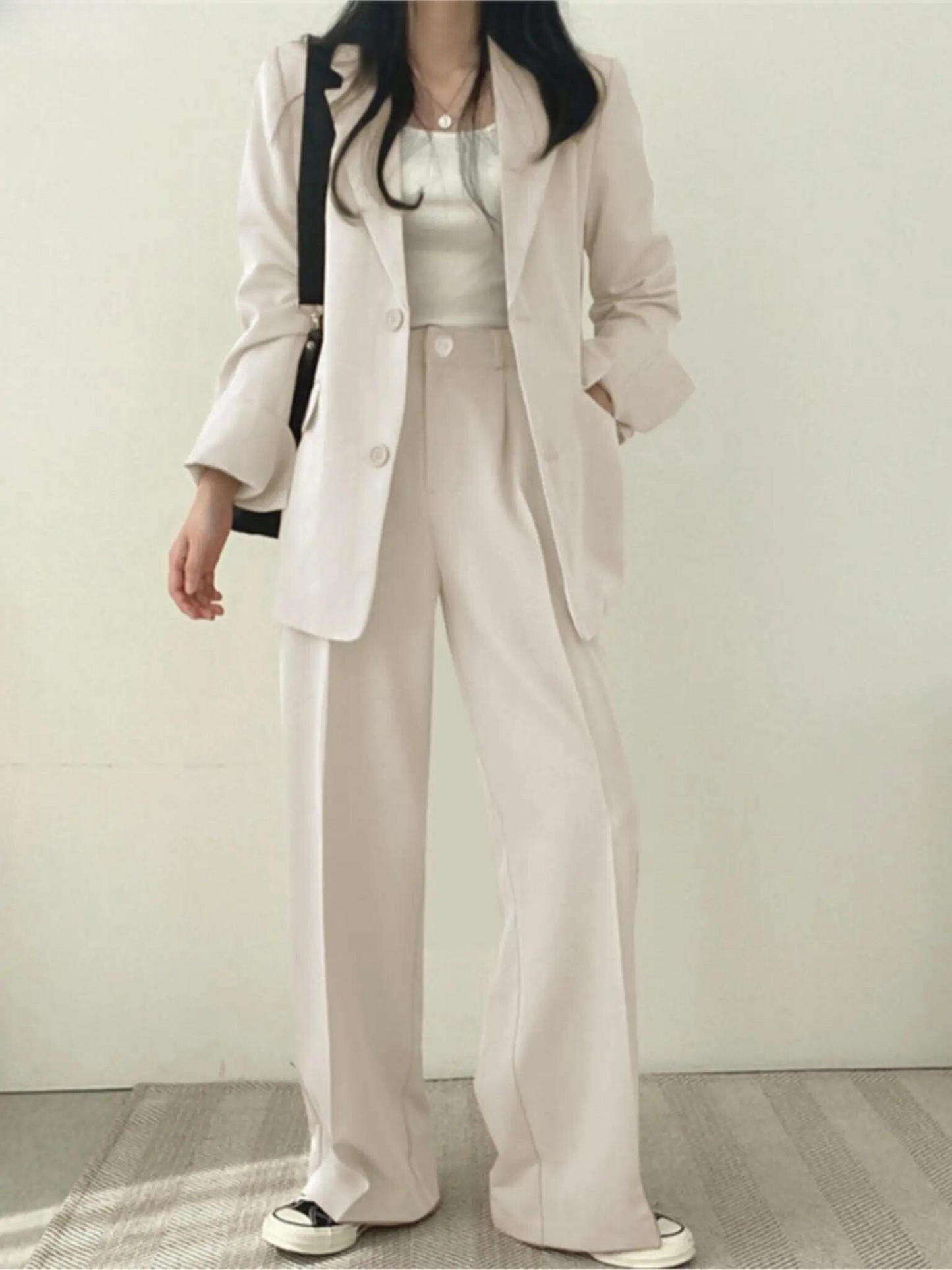 Tailleur Femme Deux Pièces | Tailleur Pantalon Femme | Ensemble Femme Deux Pièces
