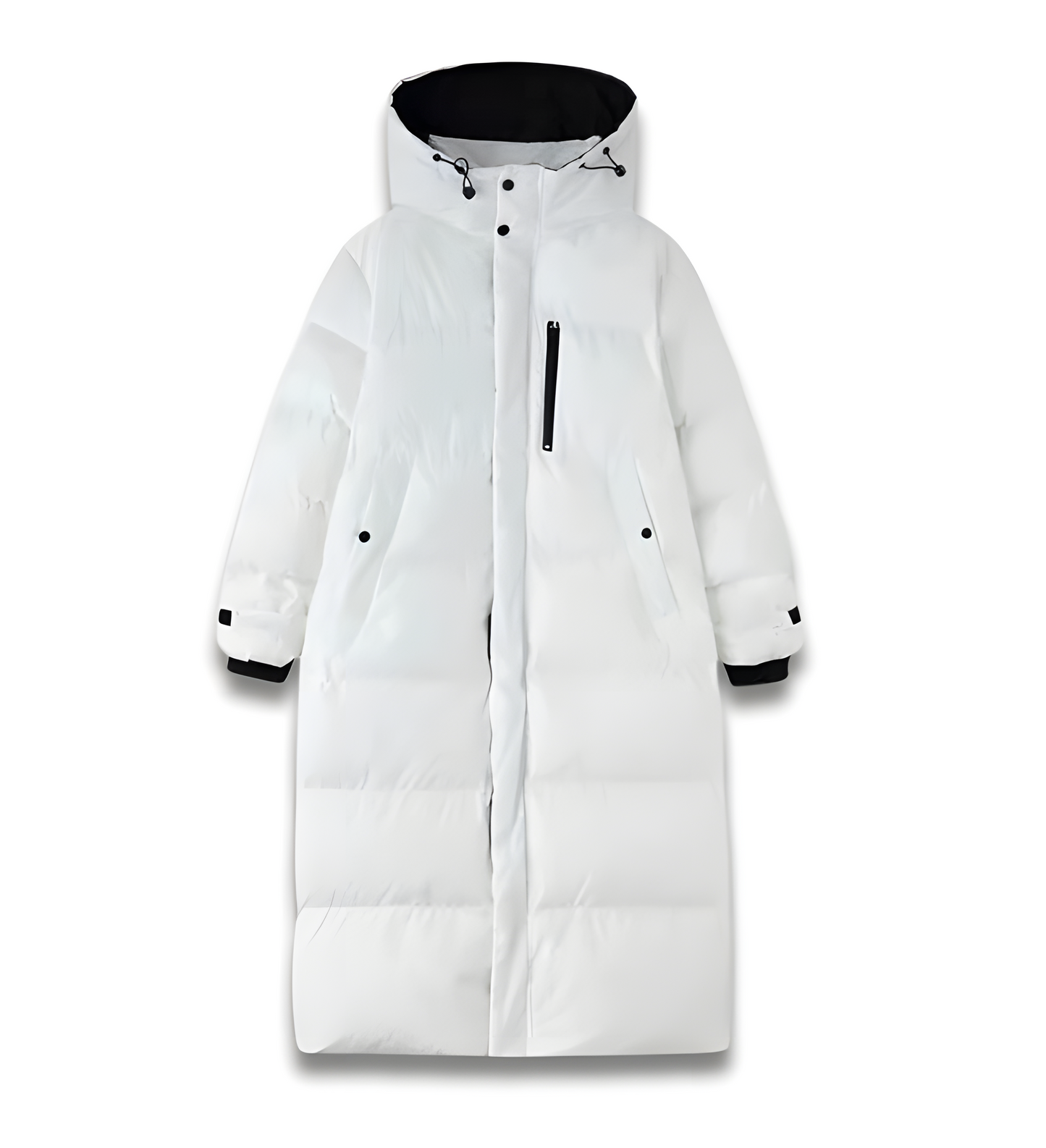 Manteau d'hiver matelassé à capuche pour femme