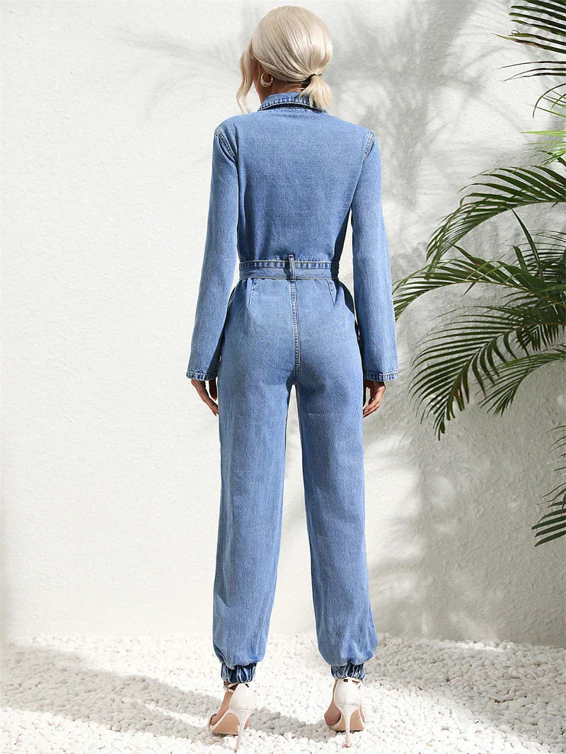 Combinaison en jean pour femme – Confortable et élégante en look denim