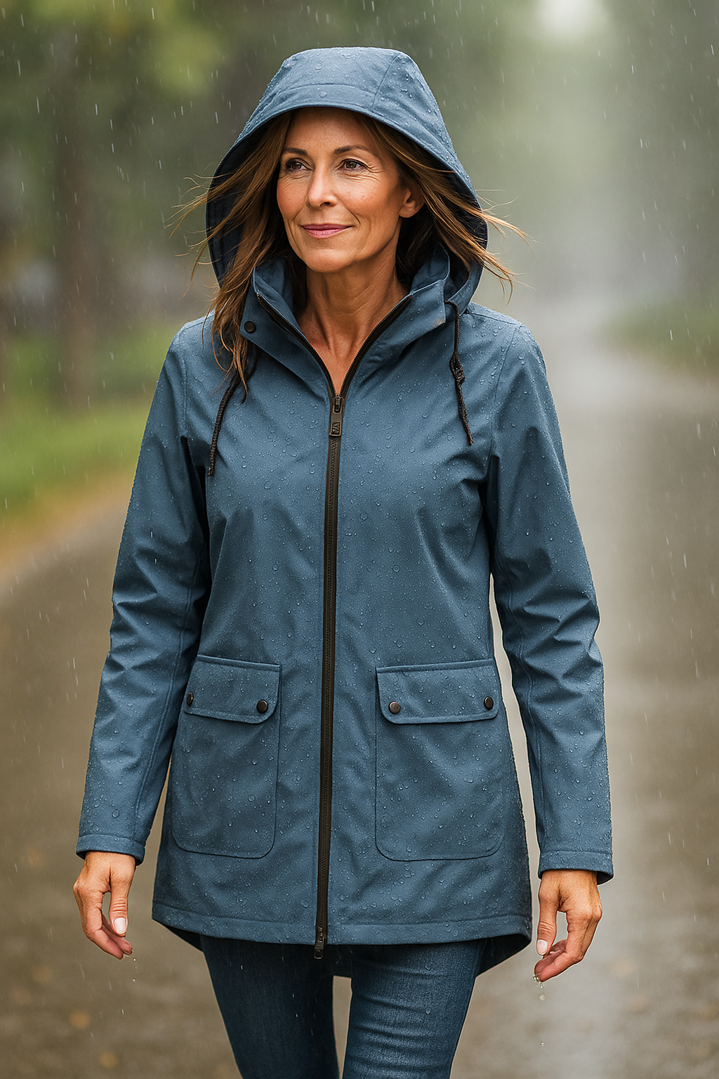Veste Élégante Imperméable pour Femme
