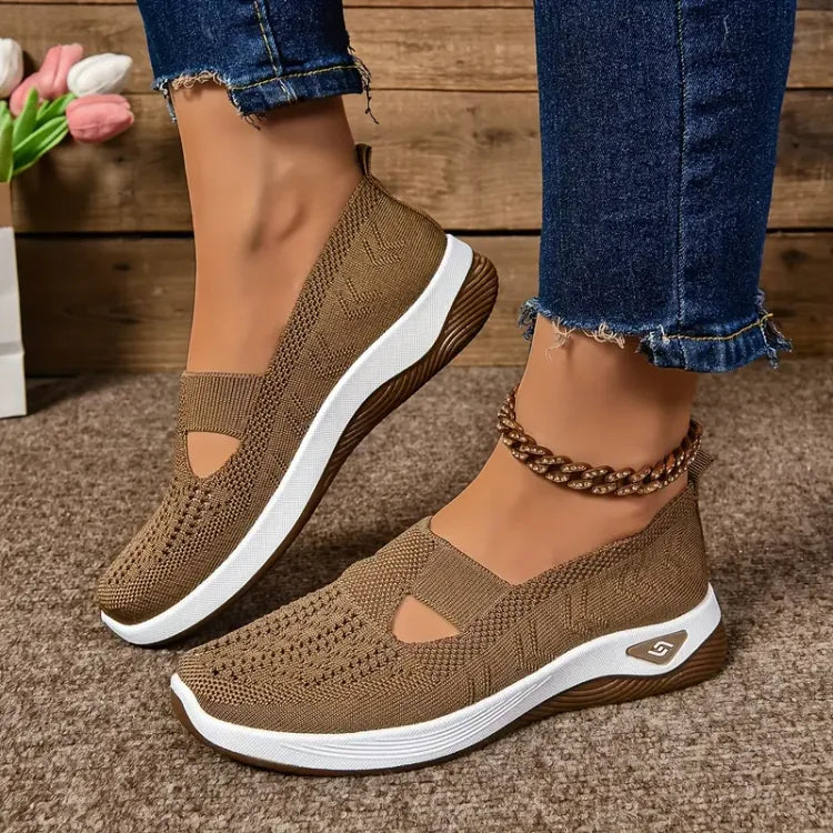 Chaussures confort femme slip-on – Respirantes avec semelle légère pour tous les jours
