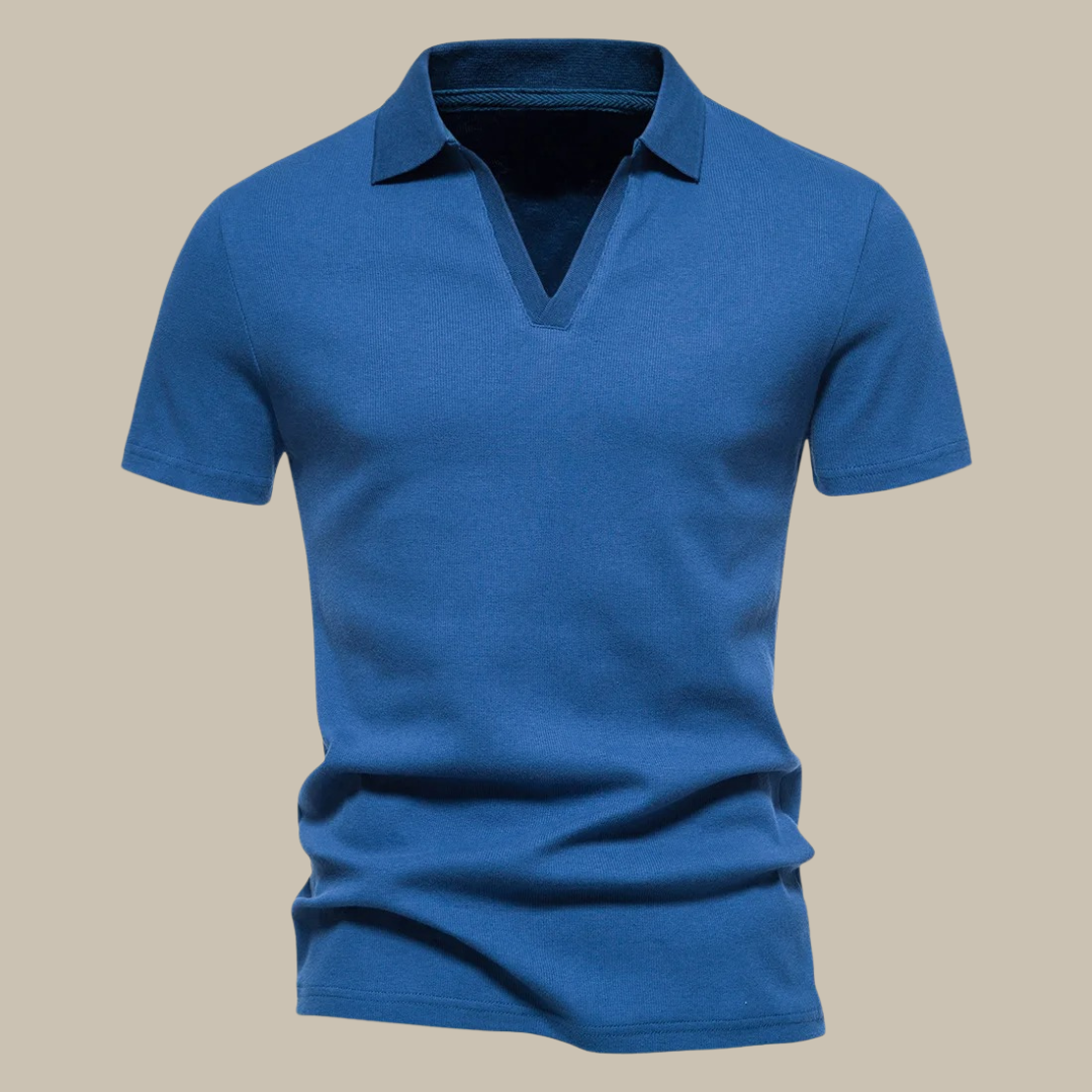 Polo Premium en Laine Mérinos | Polo Homme Manches Courtes pour le Printemps