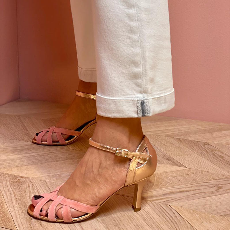 Sandales à talons ouverts pour femmes