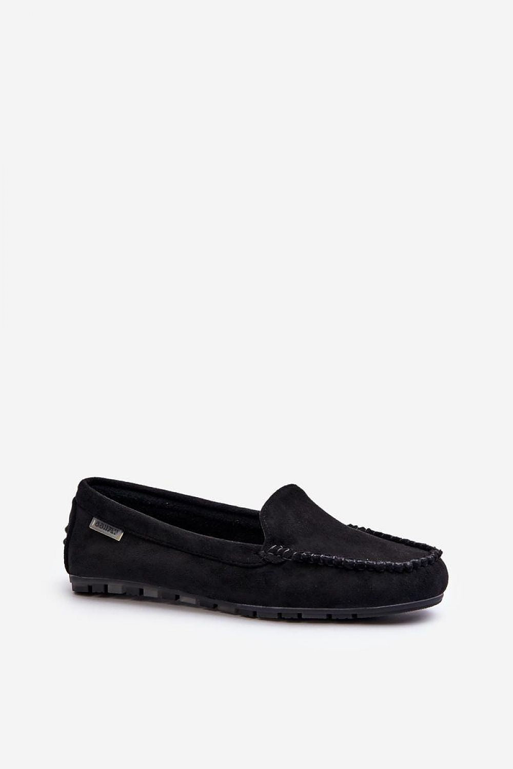 Mocassins de luxe en suédine écologique avec semelle intérieure amovible en mousse