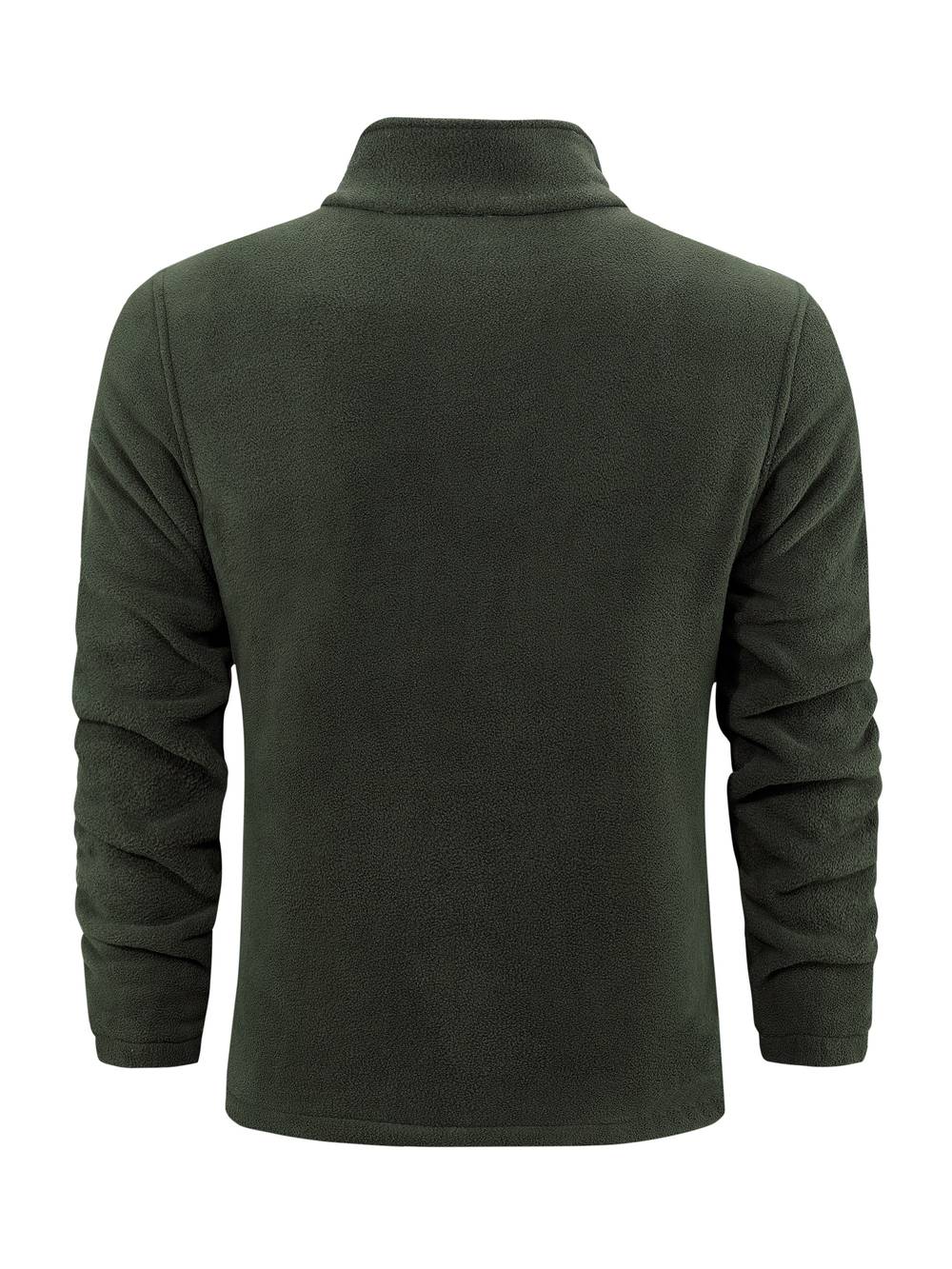Veste Polaire Premium Homme à Fermeture Éclair Complète – Col Montant Casual