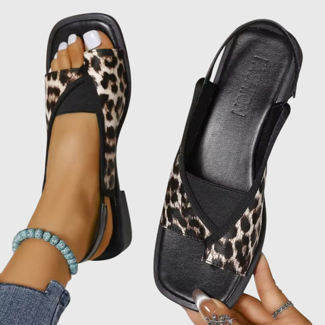 Women's flat slingback sandals – Open and comfortable