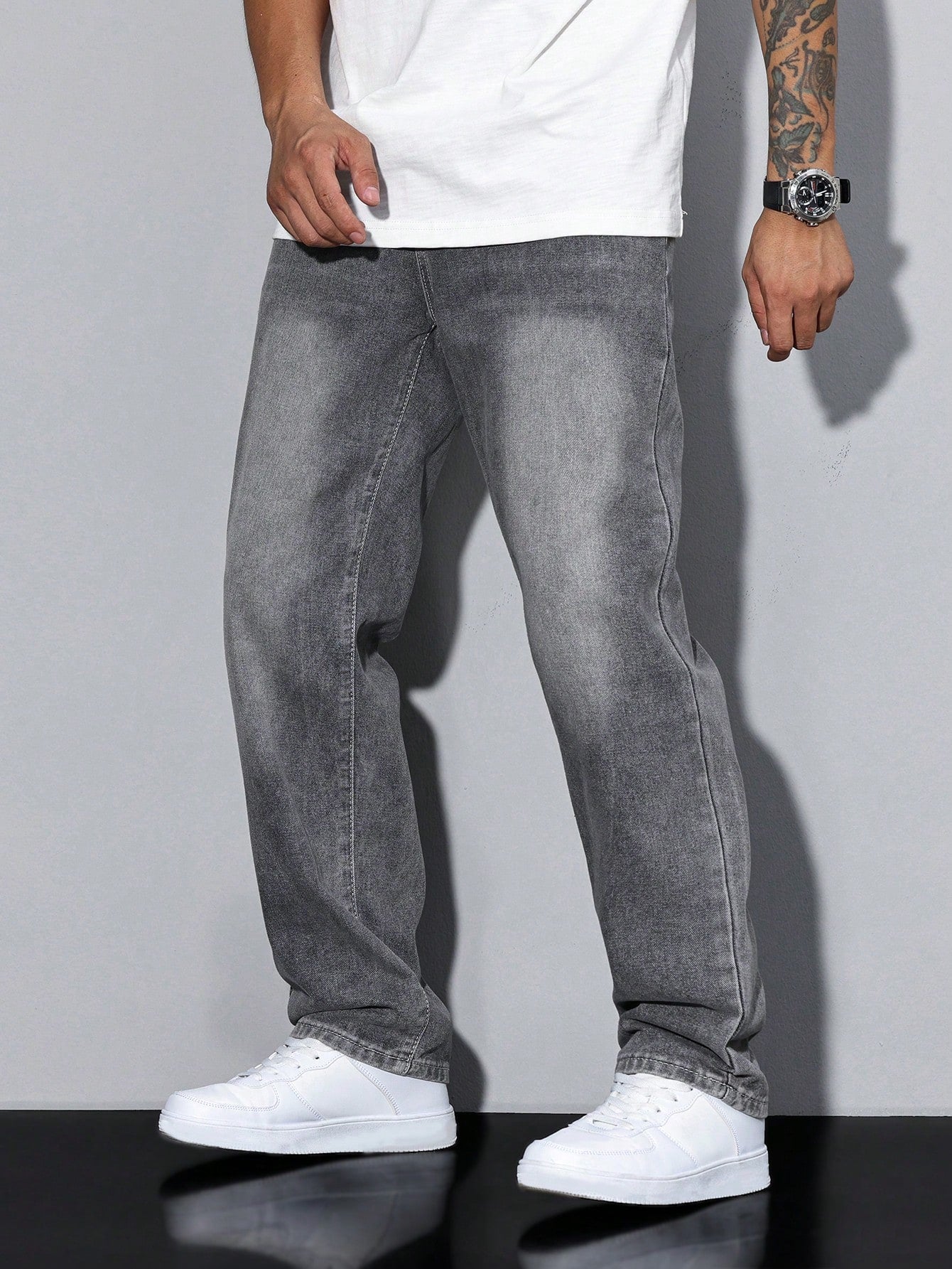 Jean décontracté homme uni