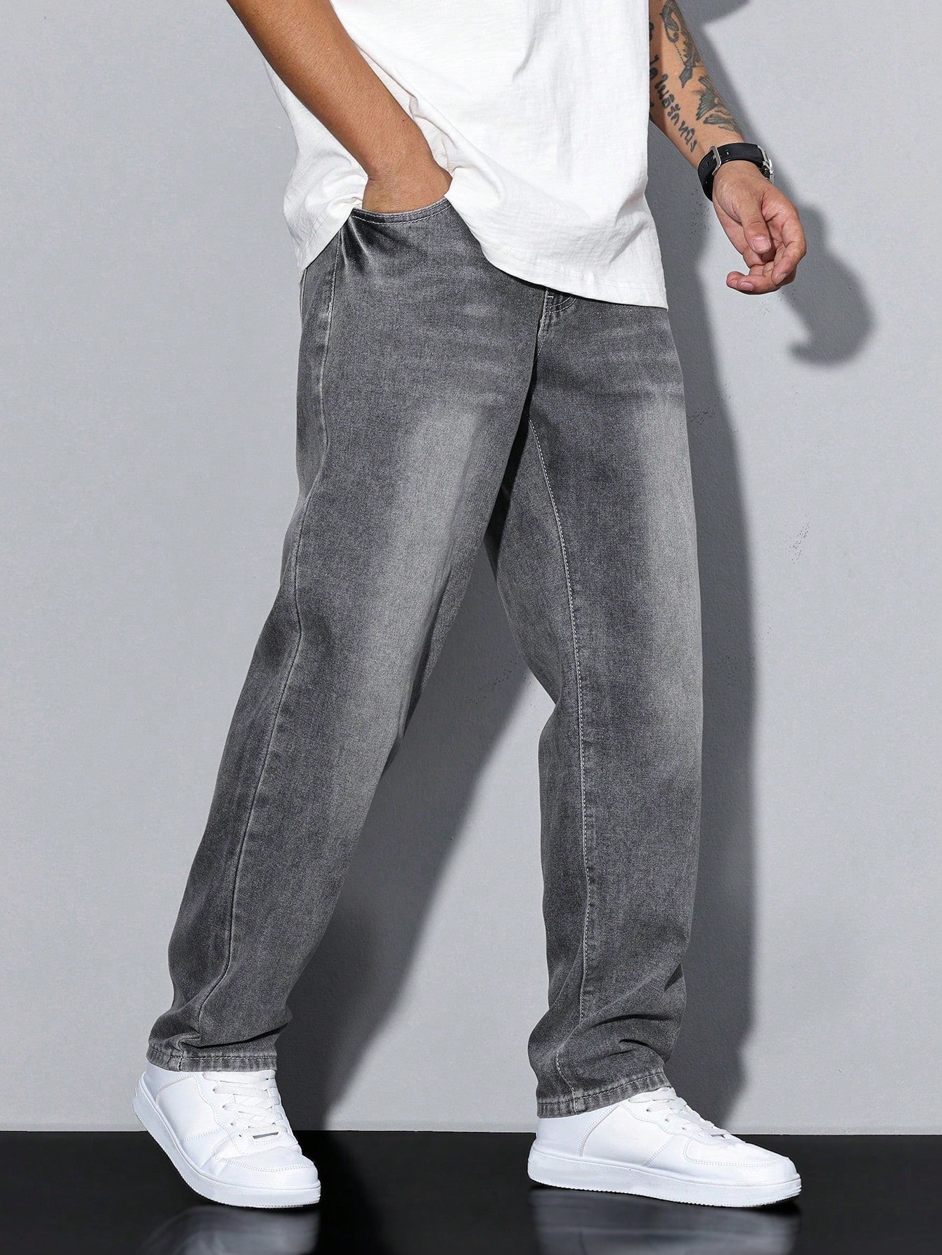 Jean décontracté homme uni