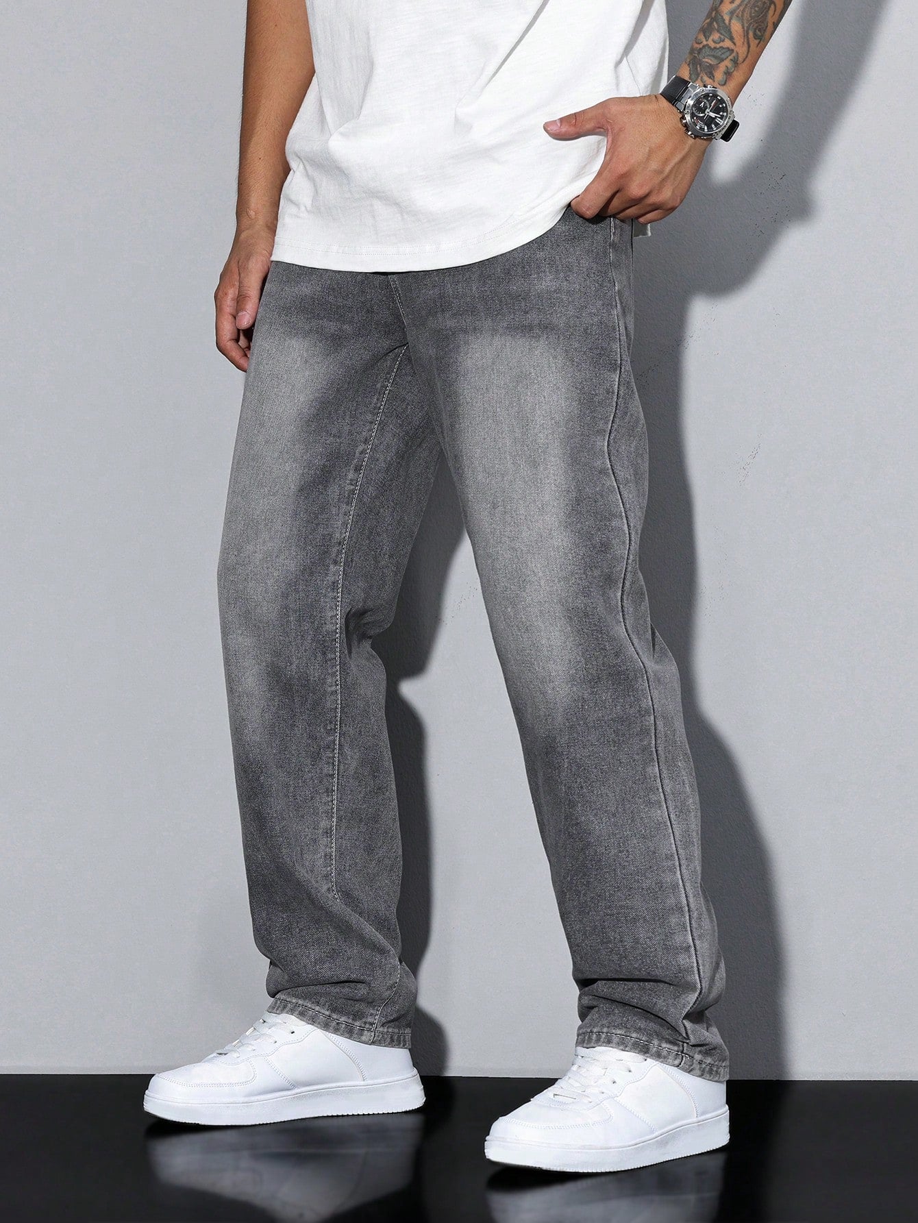 Jean décontracté homme uni